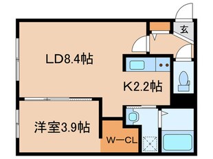 Porte-bonheur　Fukuzumiの物件間取画像